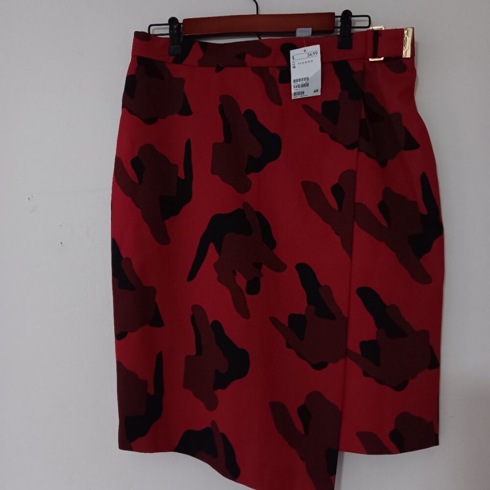 Red and Black skirt